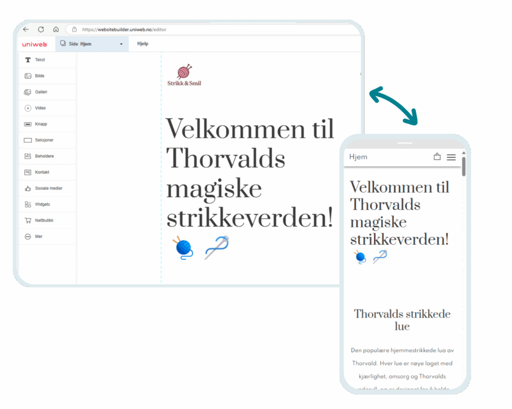 Mobilvennlig og responsitvt design